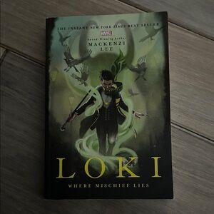 Marvel Loki Book with Green and Black Cover